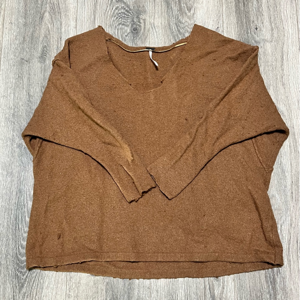 Free People Women's  Brown Sweater
